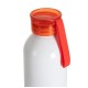 Μπουκάλι Αλουμινίου 750ml Λευκό-Κόκκινο