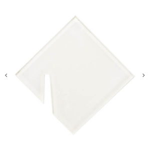 Εξάχνωσης ακρυλικό ετικέτες ποτού (3,5 × 3,5 × 0,4 cm, σχήμα ρόμβου)