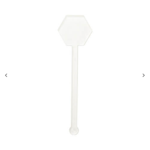 Sub Acrylic Drink Stirrers (3*10*0.4cm, Hexagon Shape)