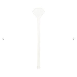 Sub Acrylic Drink Stirrers (3*14.5*0.4cm, Diamond Shape)