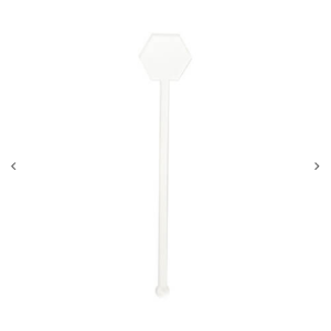 Sub Acrylic Drink Stirrers (3*14.5*0.4cm, Hexagon Shape)