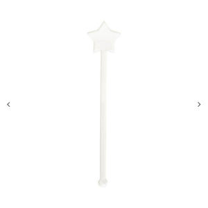 Sub Acrylic Drink Stirrers (3*14.5*0.4cm, Star Shape)