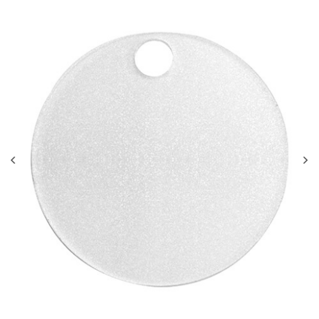 Ακρυλικό γκλίτερ ετικέτα ονόματος για 40oz Stanley ποτήρι θερμός (φ8 × 0,4 cm, στρογγυλό σχήμα)