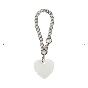 Acrylic Name Tag Ornament για Stanley Ποτήρι θερμός(2.4*2.5*0.2cm, Lace Heart shape)