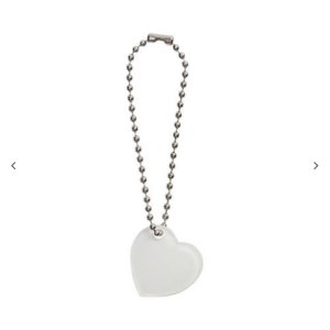 "Acrylic Name Tag Ornament για Stanley Ποτήρι θερμός(2.4*2.5*0.2cm, Heart shape)