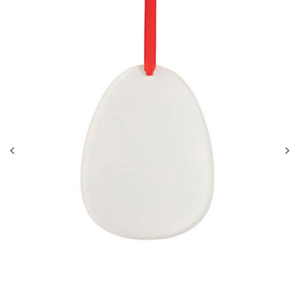 Ακρυλικό πασχαλινό Egg διακοσμητικό (7,6 × 10 × 0,4 cm)