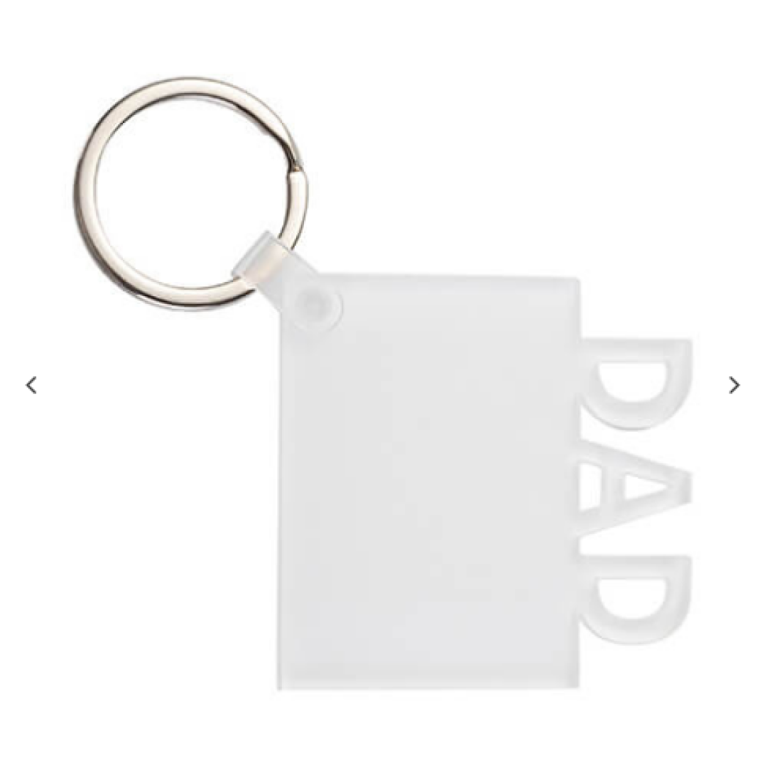 Acrylic μπρελόκ για sublimation keys – Dad