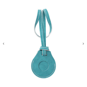 Leather charm με a luggage strap / AirTag pouch για sublimation – Green