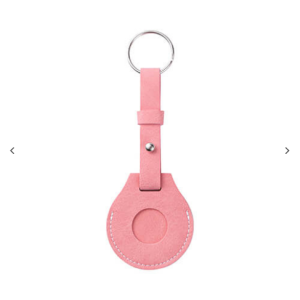 Leather key ring με belt / AirTag θήκη για sublimation – pink