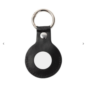 Leather key ring / AirTag θήκη για sublimation – μαύρο
