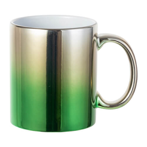 330 ml plated κούπα για sublimation – ασημί-χρυσό gradient