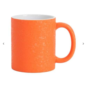 Crackle Finish κεραμική κούπα (πορτοκαλί) 11oz