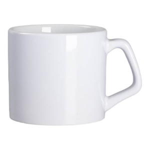 Κεραμική κούπα καφέ με τετράγωνη λαβή 9oz/280 ml