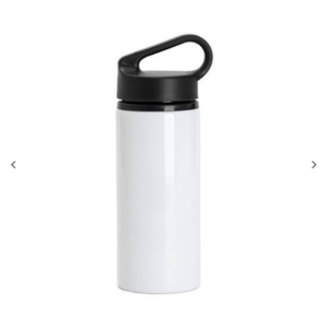 20oz/600ml Alu Water Μπουκάλι w/ Μαύρο Portable Lid
