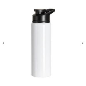 750 ml water μπουκάλι με a sublimation flap – λευκό