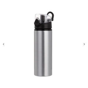 ΑΣΗΜΙ ΜΕΤΑΛΛΙΚΟ ΜΠΟΥΚΑΛΙ 750ML - ΜΑΥΡΟ ΚΑΠΑΚΙ