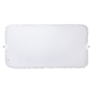 Microfiber towel 152 x 76 cm με fringes για sublimation – λευκό