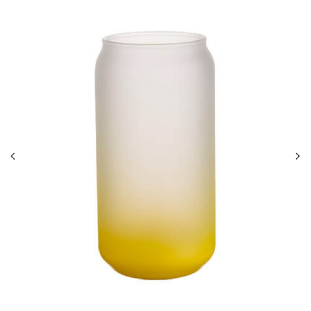 ΓΥΑΛΙΝΟ ΠΟΤΗΡΙ ΜΕ ΚΙΤΡΙΝΟ ΠΑΤΟ - 550ml