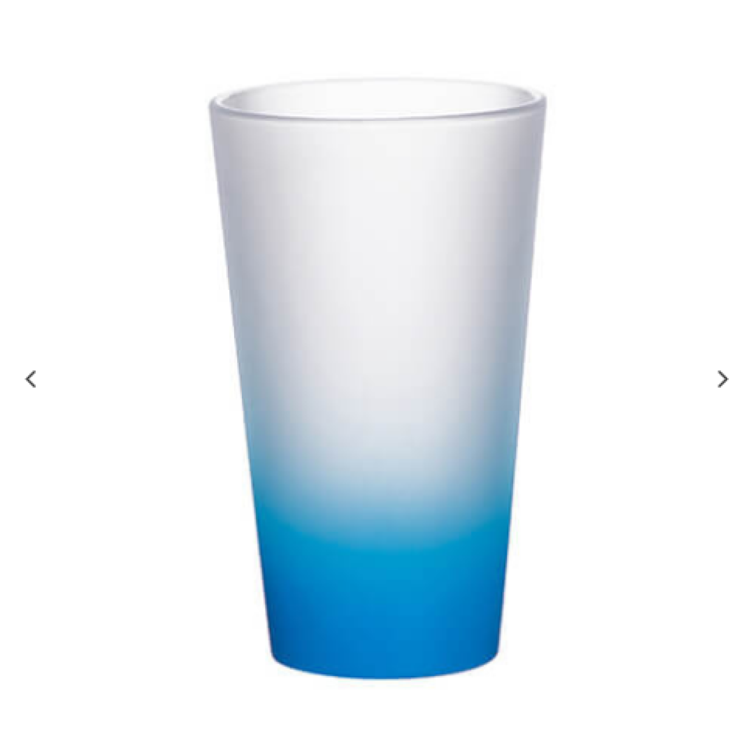 ΓΥΑΛΙΝΟ ΠΟΤΗΡΙ ΜΕ ΓΑΛΑΖΙΟ ΠΑΤΟ - 450ML