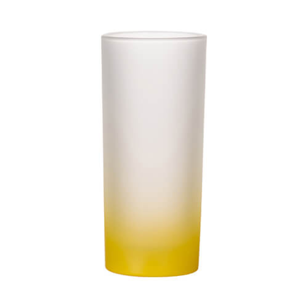 ΓΥΑΛΙΝΟ ΠΟΤΗΡΙ ΜΕ ΚΙΤΡΙΝΟ ΠΑΤΟ - 200ML