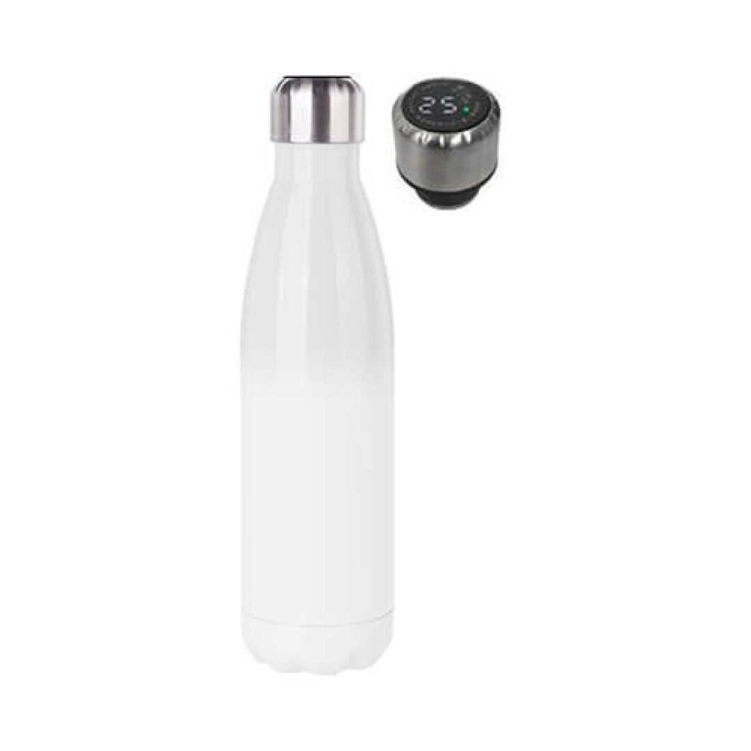 ΜΠΟΥΚΑΛΙ ΘΕΡΜΟΣ 500ML ΑΠΟ ΑΝΟΞΕΙΔΩΤΟ ΑΤΣΑΛΙ ΜΕ ΚΑΠΑΚΙ ΘΕΡΜΟΜΕΤΡΟ - ΛΕΥΚΟ