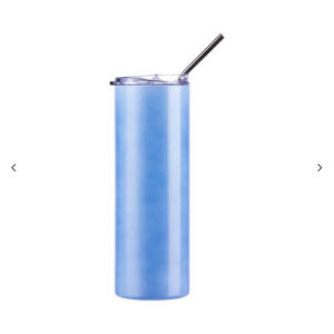 Κούπα 600 ml με καλαμάκι για εκτύπωση εξάχνωσης – changing χρώμα under influence θερμότητα για μπλε