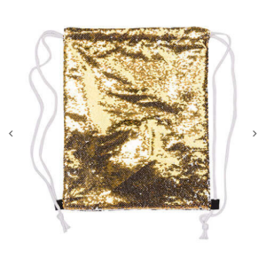 36 x 45 cm back sack με sequins για sublimation εκτύπωση – χρυσό