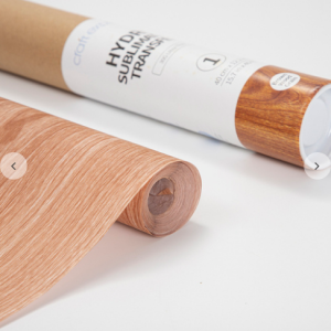 Craft Express hydrosublimation foil – Brown Wood Texture