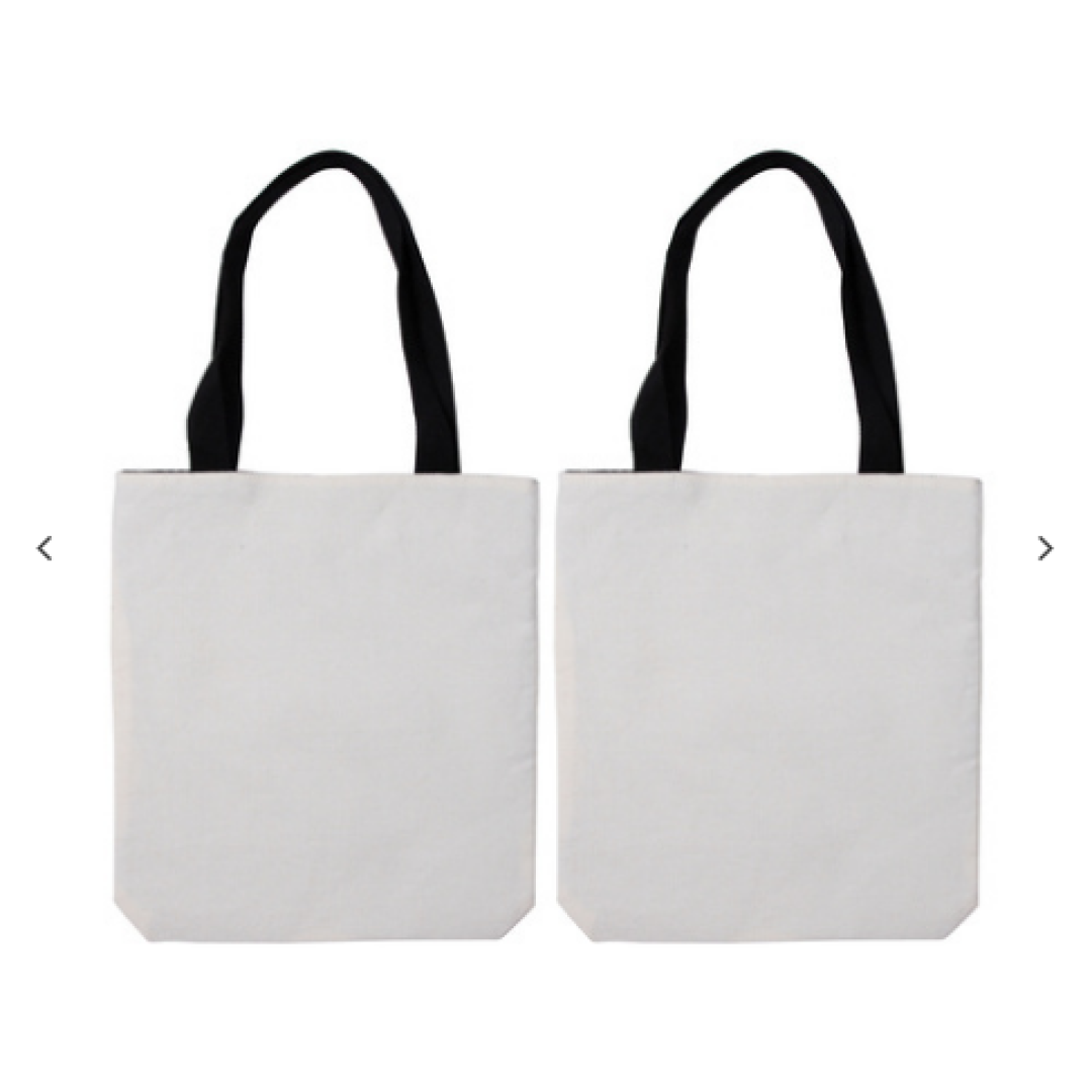 Σετ 2 λινό shopping bags για εκτύπωση