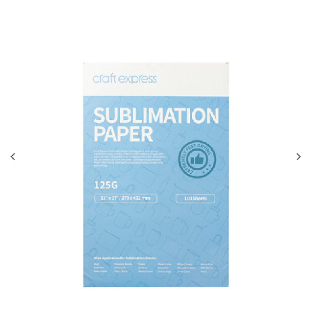 Craft Express sublimation χαρτί 279 x 432 mm – 110 φύλλα