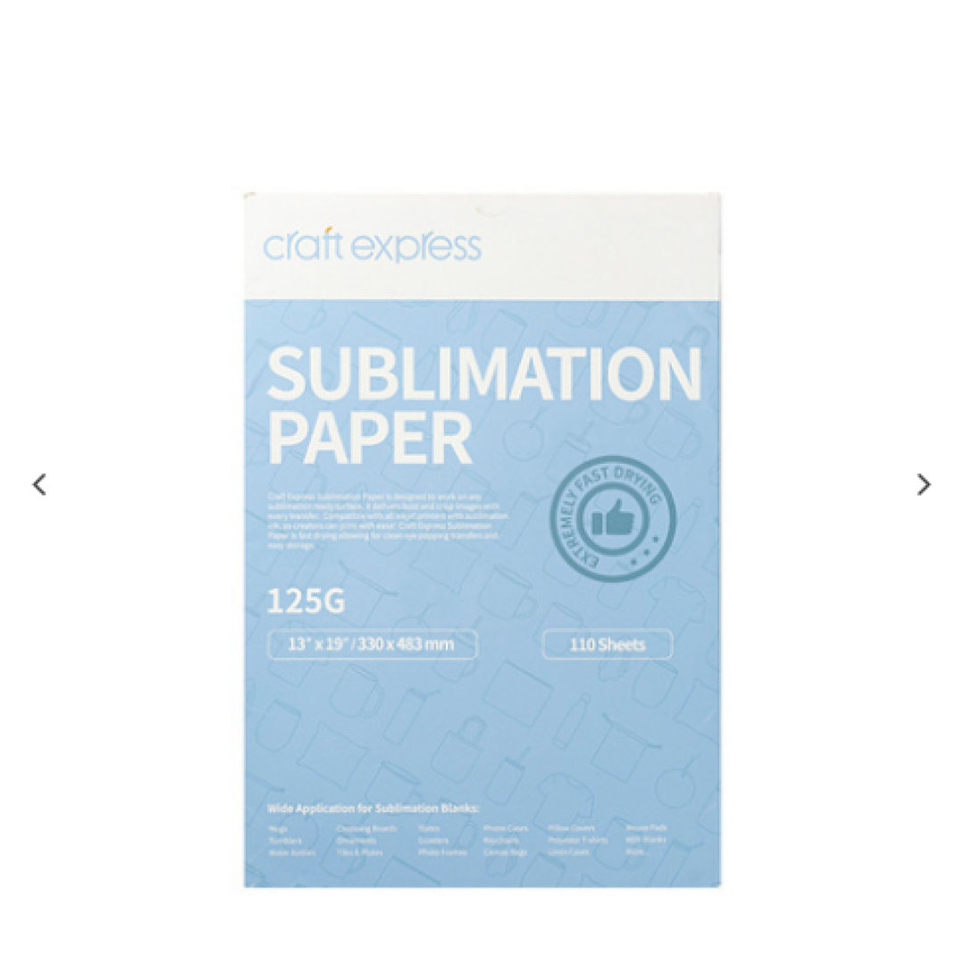 Craft Express sublimation χαρτί 330 x 483 mm – 110 φύλλα