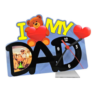 MDF ΡΟΛΟΙ ΜΕ ΒΑΣΗ  I LOVE MY … 27,5X19CM