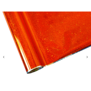 Hot stamping foil – Glitter Orange