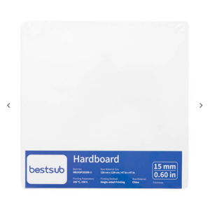 Εξάχνωσης hardboard δείγμα 2PK (20 × 20 × 1,5 cm, 7.9" x 7.9"0.59")