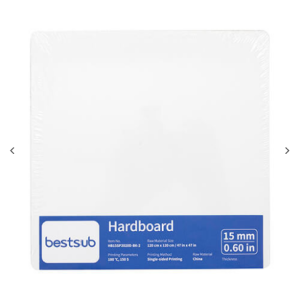 Εξάχνωσης hardboard δείγμα 2PK (20 × 20 × 1,5 cm, 7.9" x 7.9"0.59")