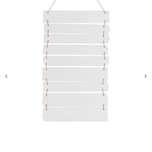 9 τεμάχιο hardboard Hanging τοίχωμα Signs (ορθογώνιο)