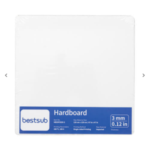 Premium εξάχνωσης hardboard δείγμα 2PK (20 × 20 × 0,3 cm)