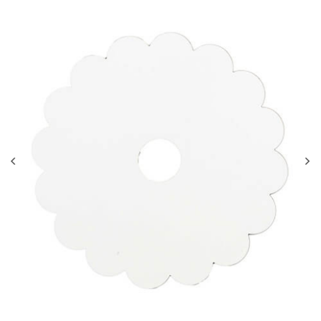 Hardboard ετικέτα ονόματος (8,1 × 8,1 × 0,3 cm, Gear Lace σχήμα)