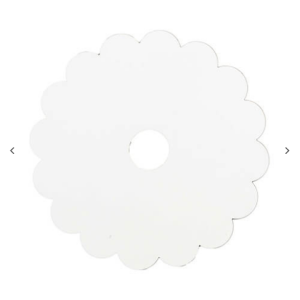 Hardboard ετικέτα ονόματος (8,1 × 8,1 × 0,3 cm, Gear Lace σχήμα)