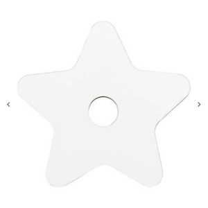 Hardboard Name Tag (7.4*7.7*0.3cm, Star Shape)