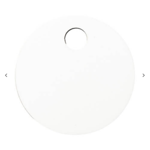 Hardboard ετικέτα ονόματος (φ6,5 × 0,3 cm, στρογγυλό σχήμα)