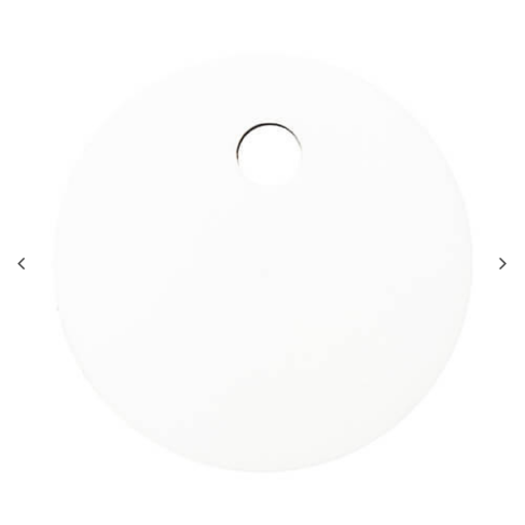 Hardboard ετικέτα ονόματος (φ8 × 0,3 cm, στρογγυλό σχήμα)