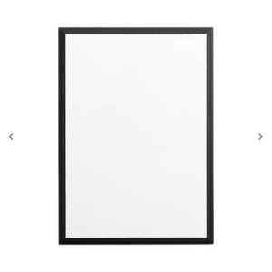 15mm μαύρο άκρη MDF Plaque (12.7 x 17.8/5" x 7")