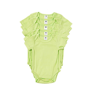Children's body με short sleeves για sublimation – green μέγεθος S