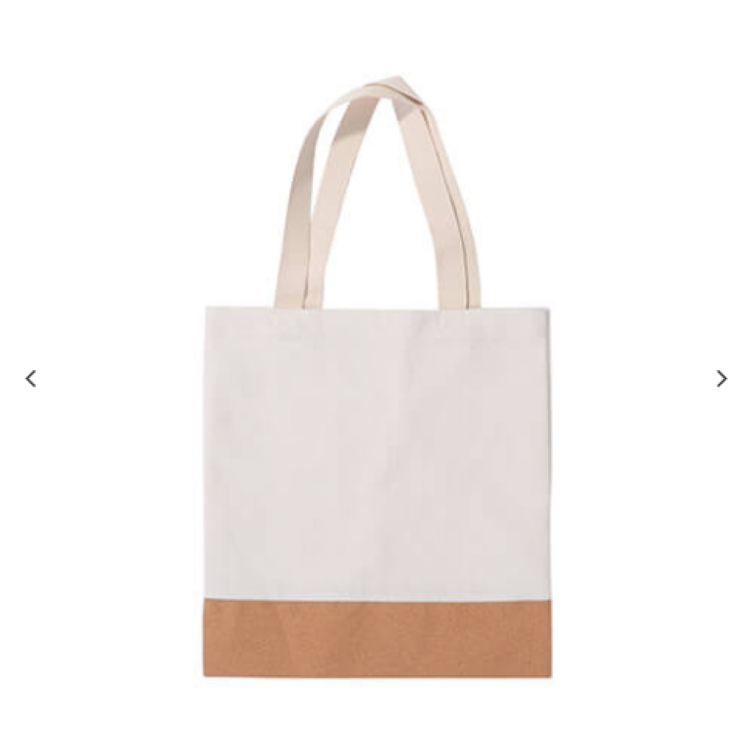 Shopping τσάντα 36 x 39 cm made of linen και cork για sublimation