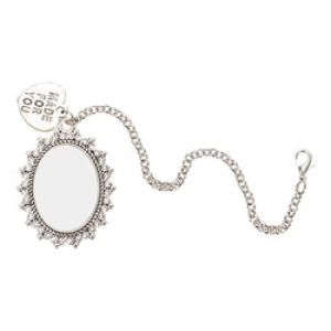 Εξάχνωσης ακίδα Brooch διακοσμητικό με καρδιά κρεμαστό διακοσμητικό (οβάλ, 1,8 × 2,5 cm)