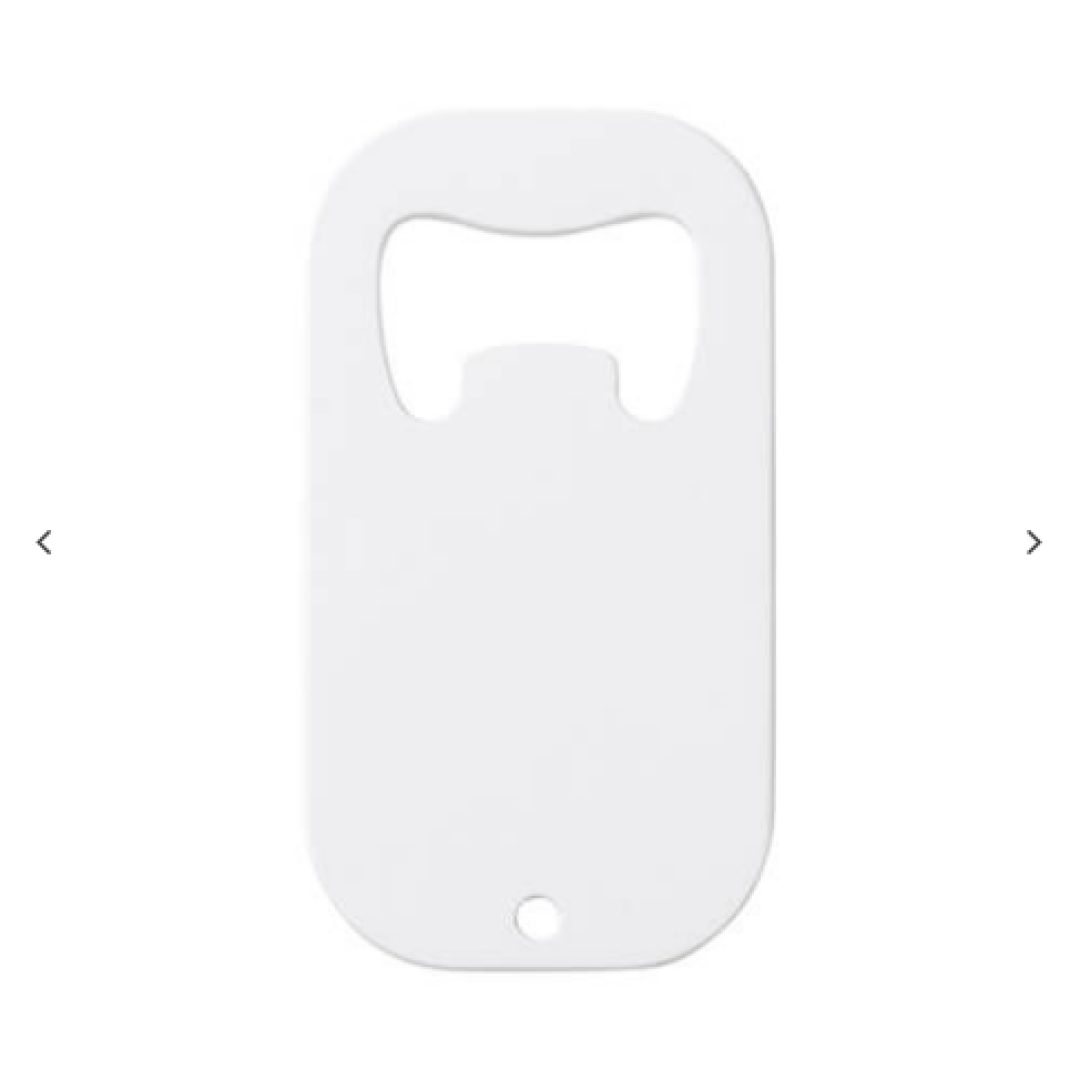 3,8 x 7 cm μπουκάλι opener για sublimation – λευκό