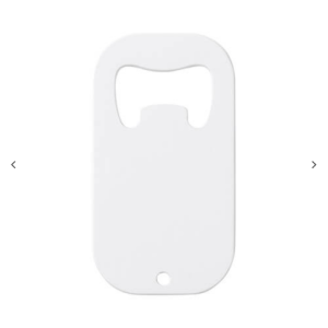 3,8 x 7 cm μπουκάλι opener για sublimation – λευκό