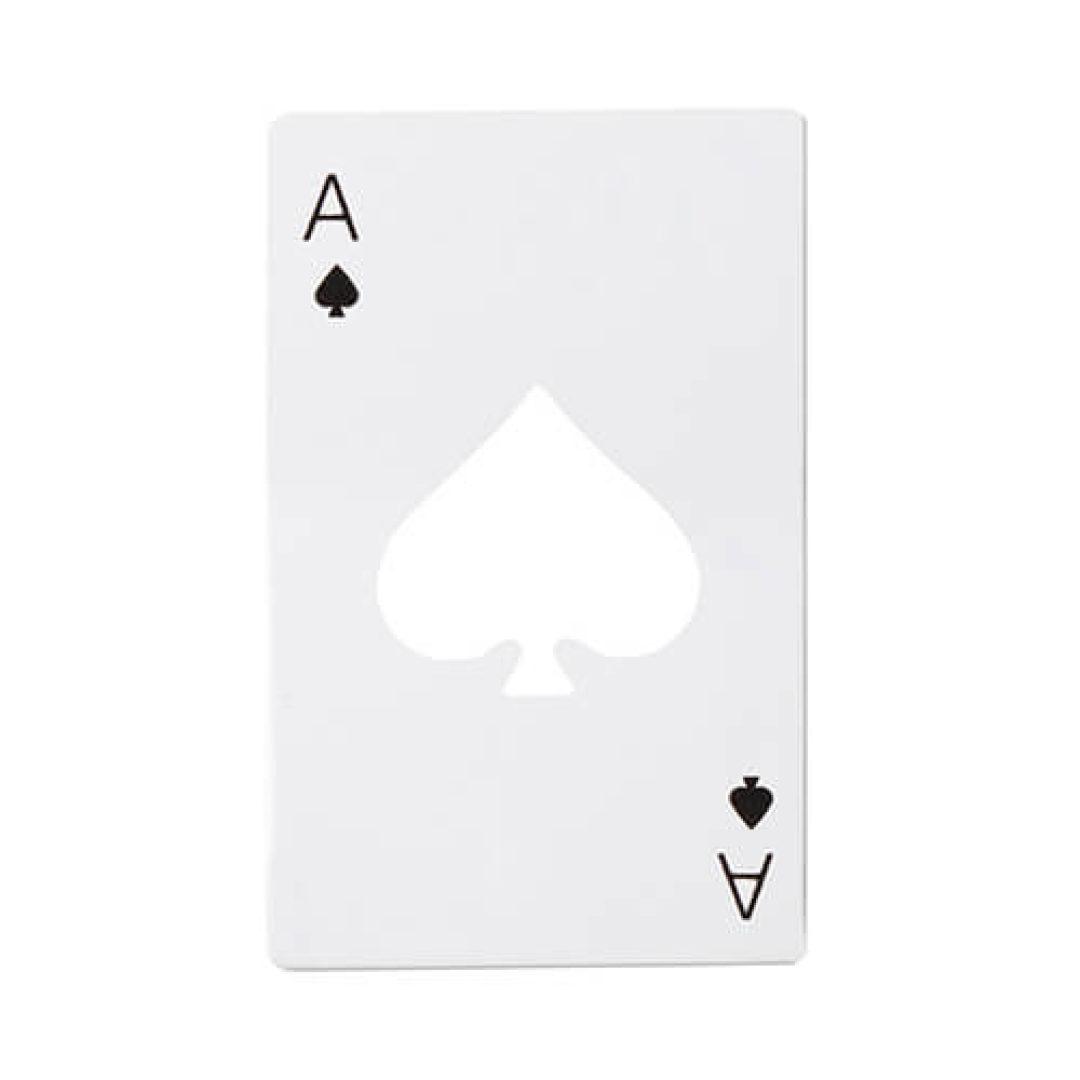 5,5 x 8,5 cm μπουκάλι opener για sublimation – λευκό poker