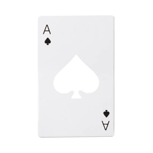5,5 x 8,5 cm μπουκάλι opener για sublimation – λευκό poker